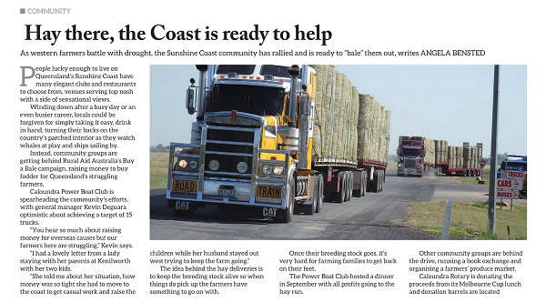 Sunshine Coast hay run