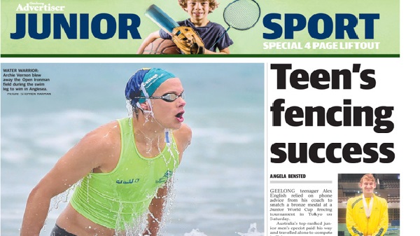 Geelong Advertiser sport section